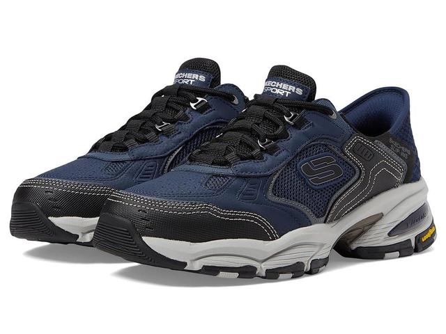 SKECHERS Vigor 3.0 Drafting Hands Free Slip-Ins (Navy/Black) Men's Shoes Product Image