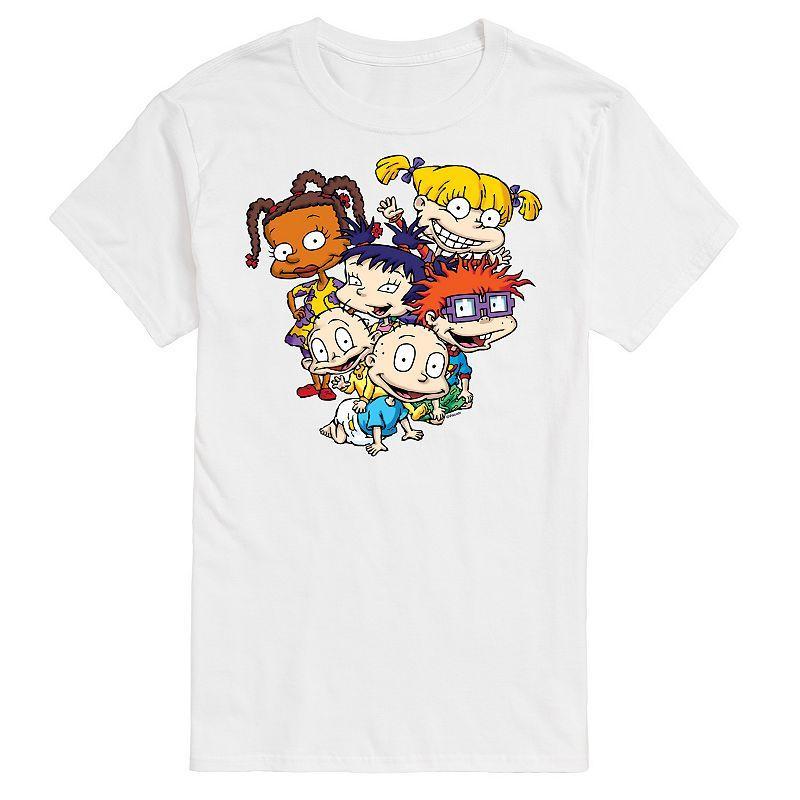 Big & Tall Rugrats Graphic Tee, Mens White Product Image