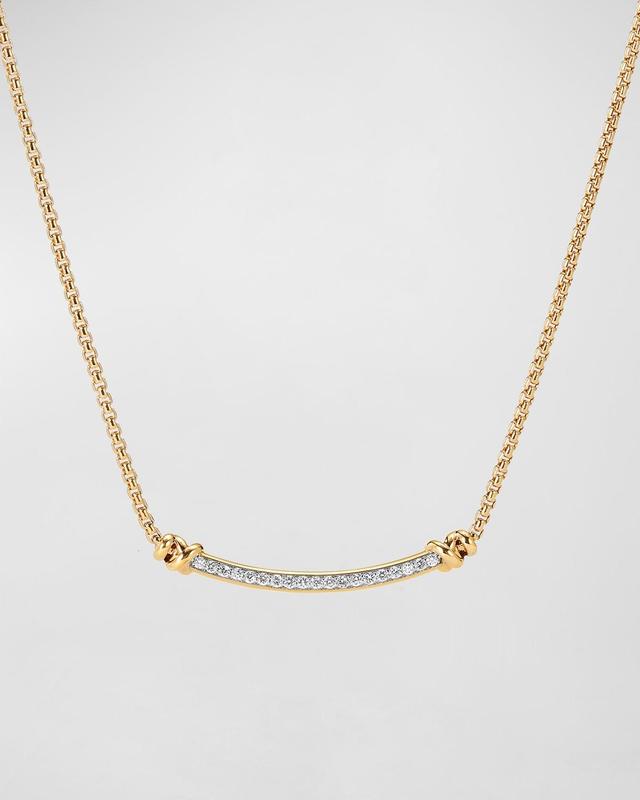 Womens Helena Necklace In 18K Yellow Gold With Diamonds Product Image