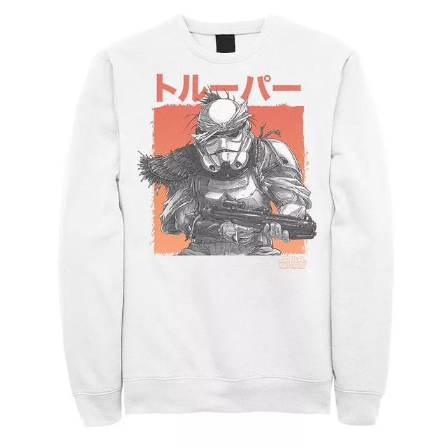 Mens Star Wars Visions Grunge Stormtrooper Graphic Fleece Product Image