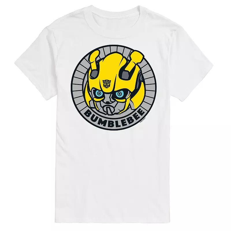 Big & Tall Transformers Bumblebee Badge Graphic Tee, Mens Product Image