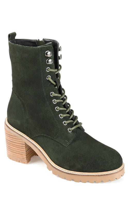 Journee Signature Malle Tru Comfort Foam Womens Leather Combat Boots Product Image