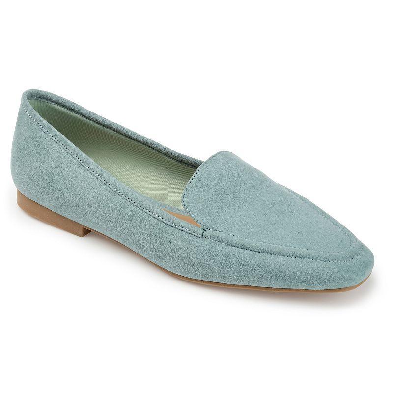 Journee Collection Tullie Womens Loafers Green Product Image