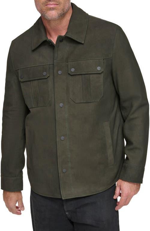 Andrew Marc Laredo Leather Overshirt Product Image