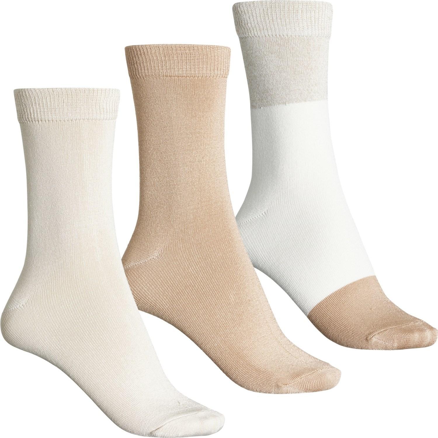 Frye Supersoft Color-Block Socks - 3-Pack, Crew (For Women) Product Image