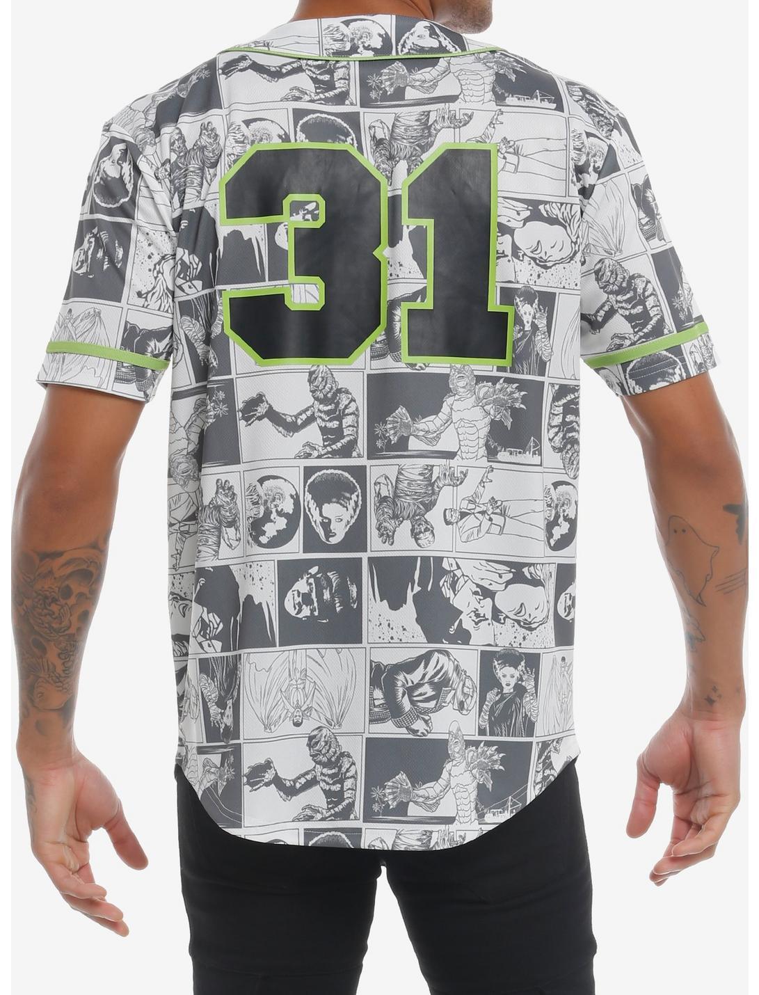 Universal Monsters Characters Baseball Jersey Product Image