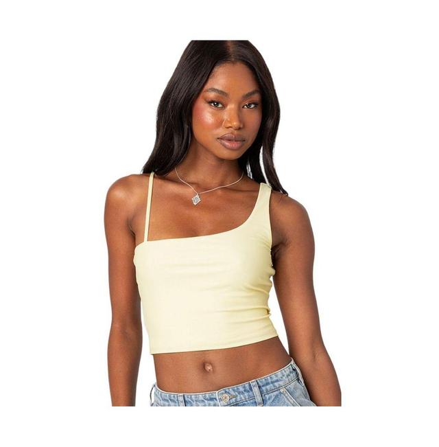 Womens Reece asymmetric strap crop top Product Image