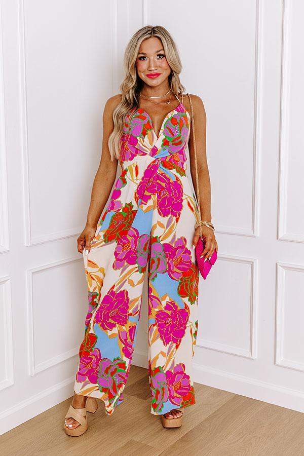 Tropicana Trendsetters Floral Jumpsuit Product Image