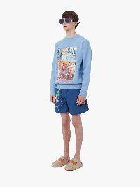 GRAPHIC PRINT SWEATSHIRT - PRIDE CAPSULE in blue | JW Anderson US  Product Image