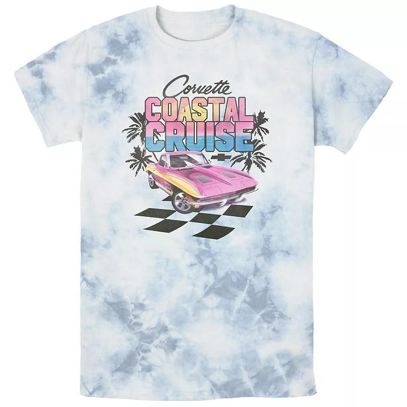 Mens Chevrolet Corvette Coastal Cruise Bombard Wash Graphic Tee Product Image