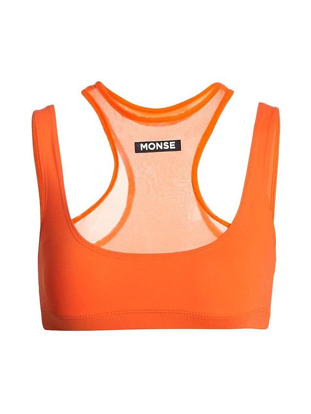 MONSE Layered Logo Sports Bra Product Image