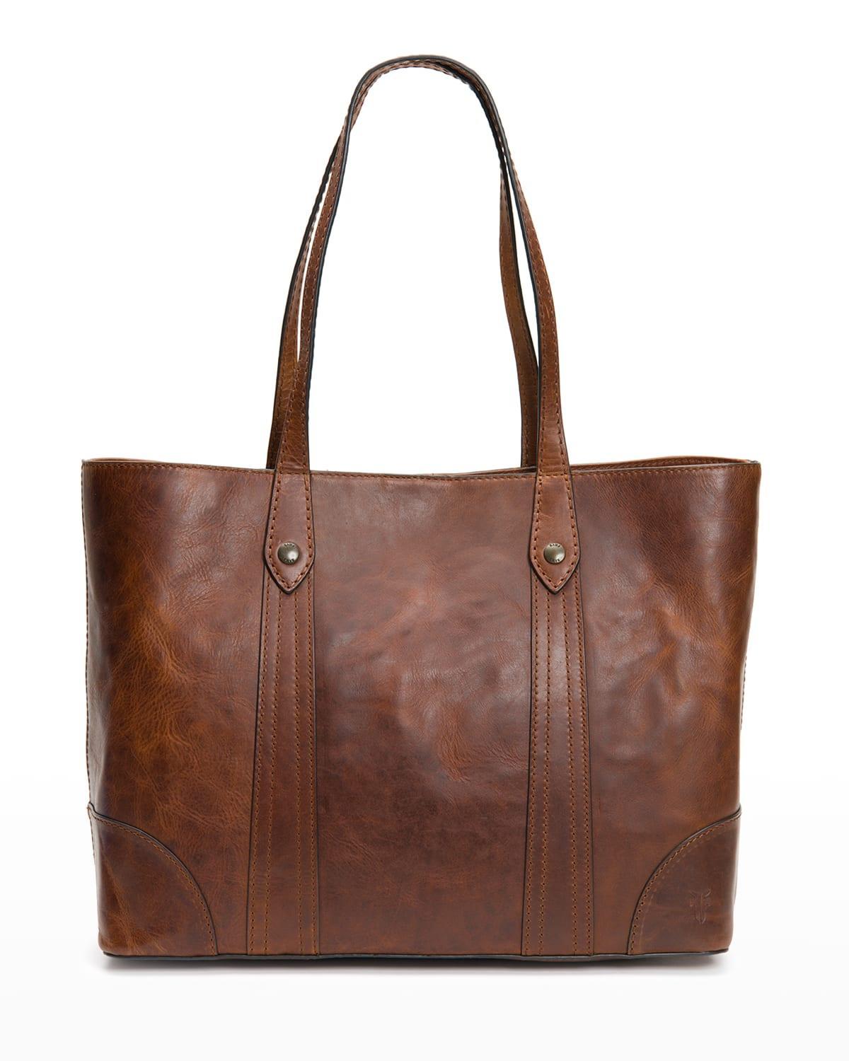 Frye Melissa Washed Leather Shopper Tote Bag Product Image