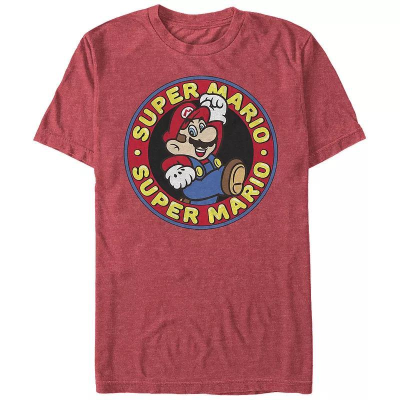 Mens Super Mario Original 70s Logo Graphic Tee Product Image