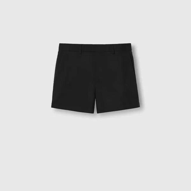 Technical Gabardine Shorts In Black Product Image