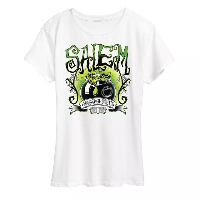 Womens Salem Witchy Collegiate Graphic Tee Product Image