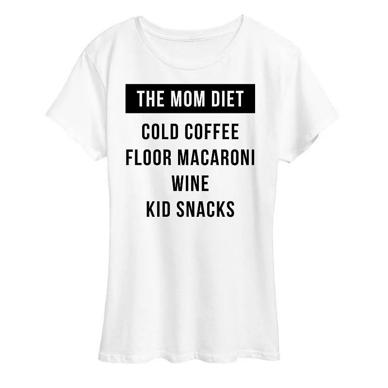 Womens The Mom Diet Graphic Tee Product Image