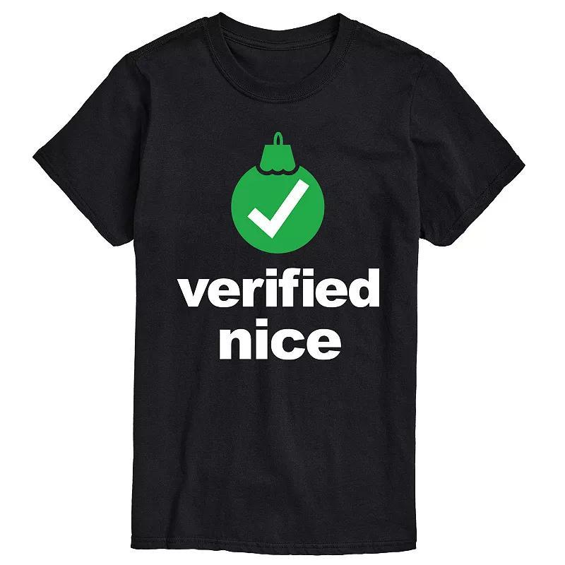 Mens Verified Nice Graphic Tee Green Product Image