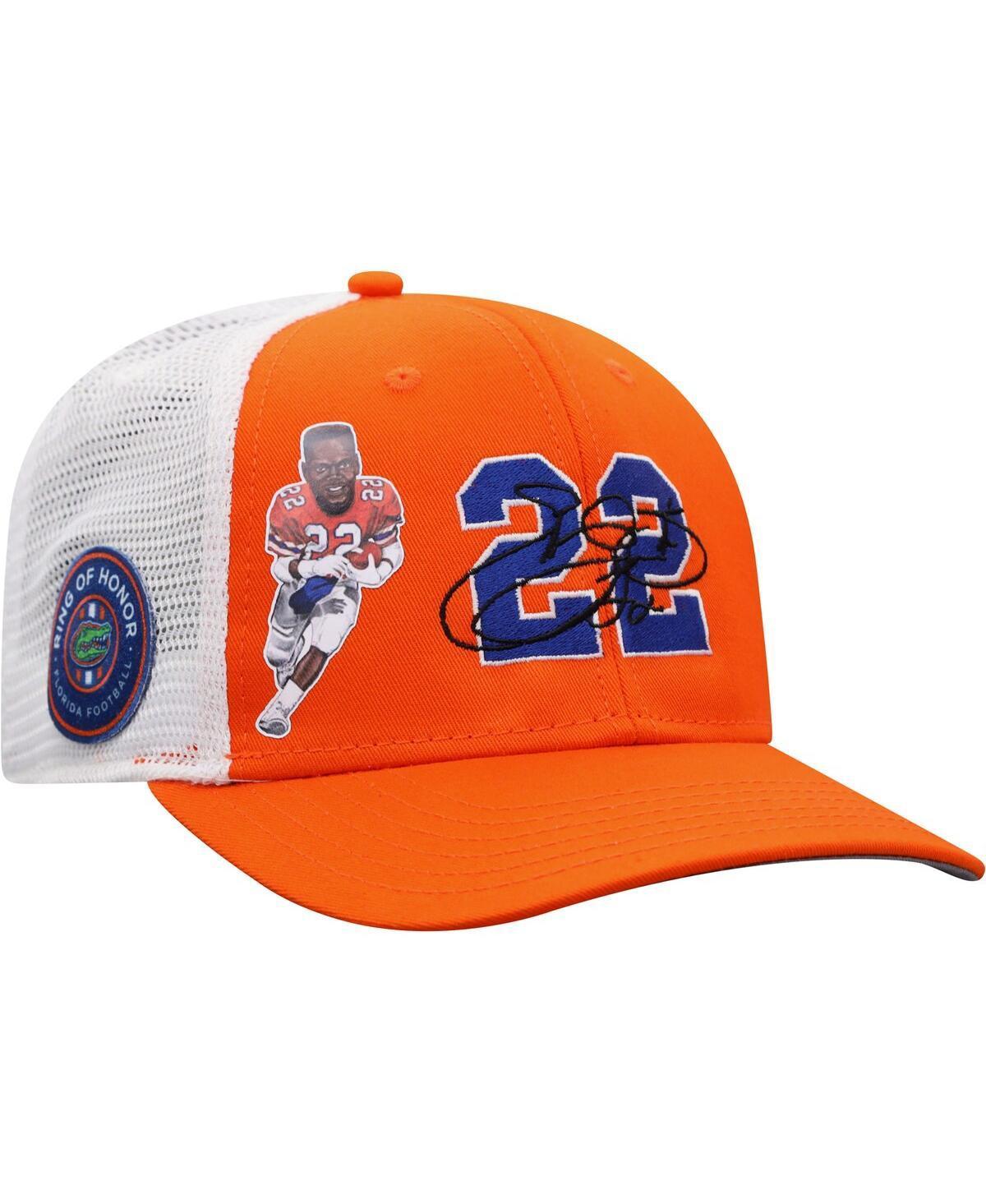 Mens Top of the World Emmitt Smith /White Florida Gators Ring of Honor Trucker Snapback Hat Product Image