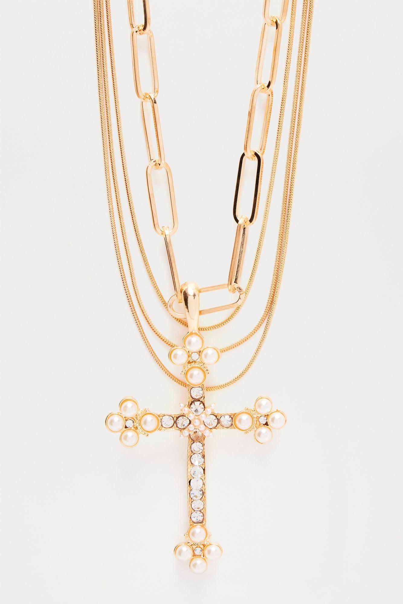 Fully Faithful Necklace - Gold Product Image