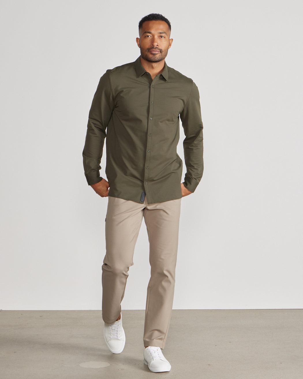 Vista Stretch Long Sleeve Button Down Product Image