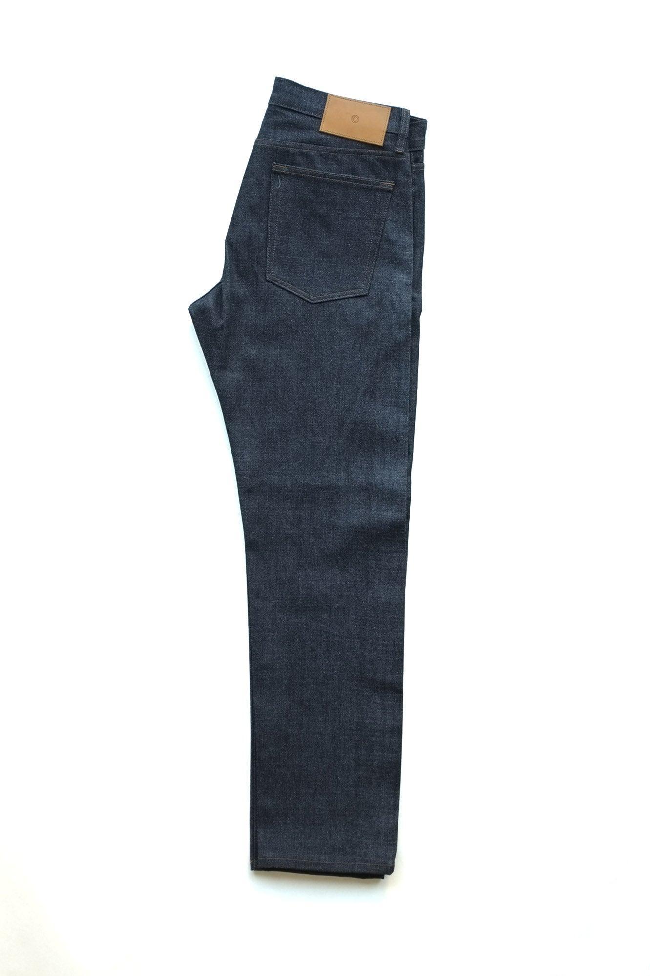 15oz Japanese Raw Denim | Slim Straight Selvedge Denim Product Image