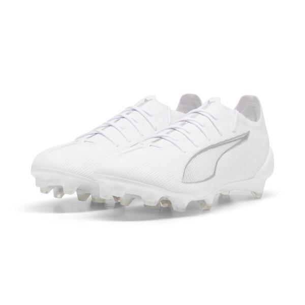 PUMA ULTRA 5 ULTIMATE Firm Ground Men's Soccer Cleats Shoes in White Product Image