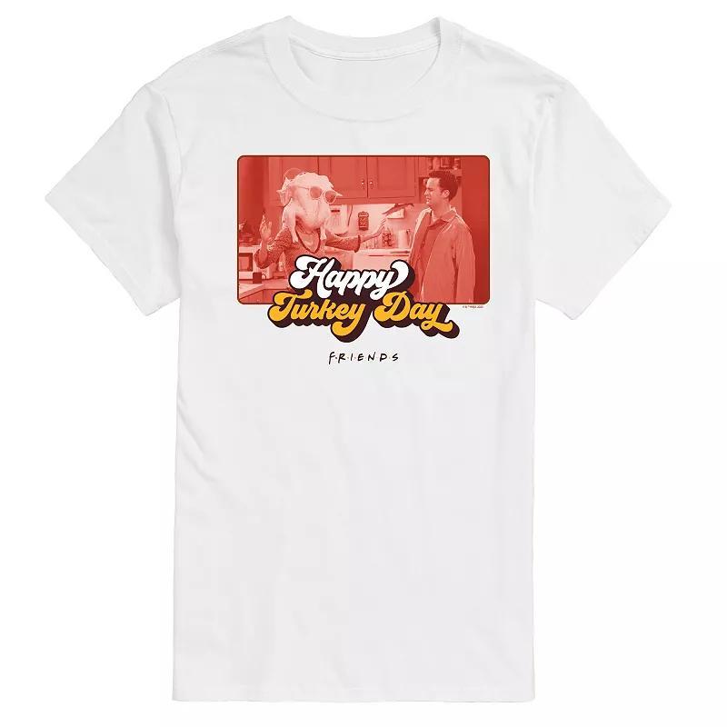 Big & Tall Friends Happy Turkey Day Graphic Tee, Mens Product Image