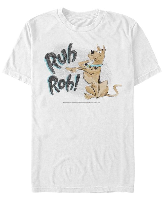 Big & Tall Scooby-Doo Ruh Roh! Sketch Tee, Mens Product Image