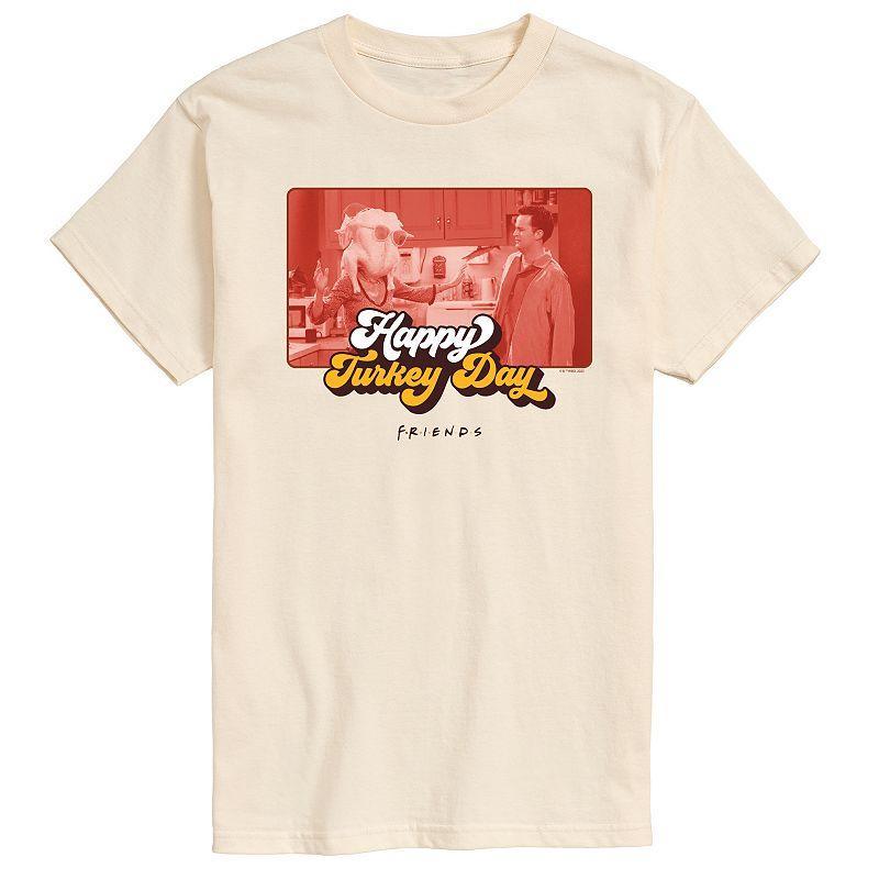 Big & Tall Friends Happy Turkey Day Graphic Tee, Mens Product Image