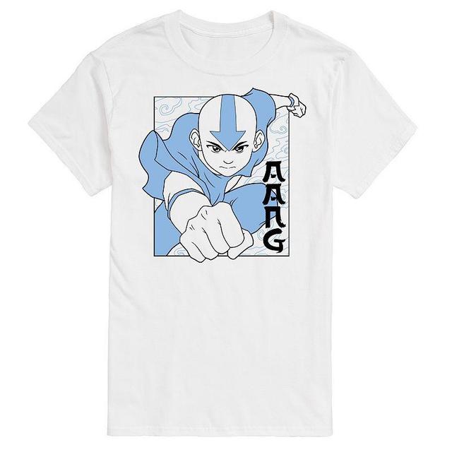 Big & Tall The Last Airbender Aang Blue Punch Graphic Tee, Mens Product Image