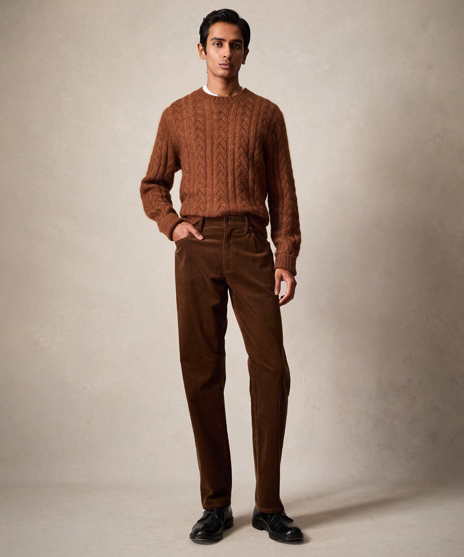 Vintage Straight Fit 5-Pocket Corduroy Pant Product Image