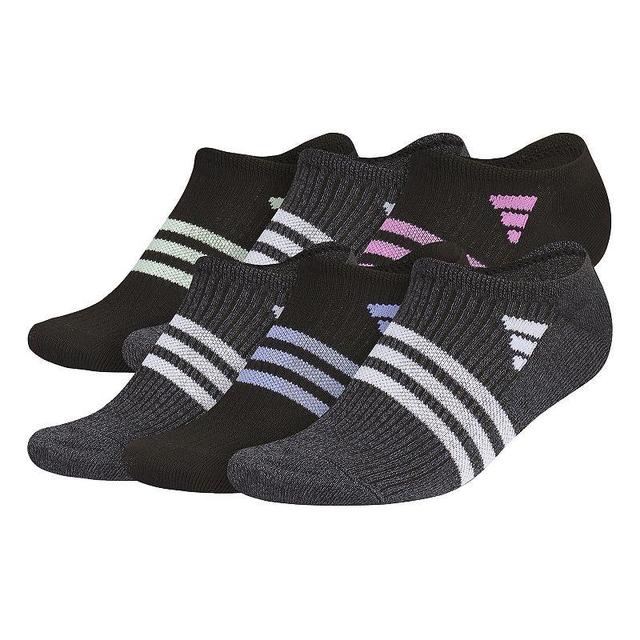 Womens adidas Superlite 3.0 6-Pack No Show Socks Black Product Image