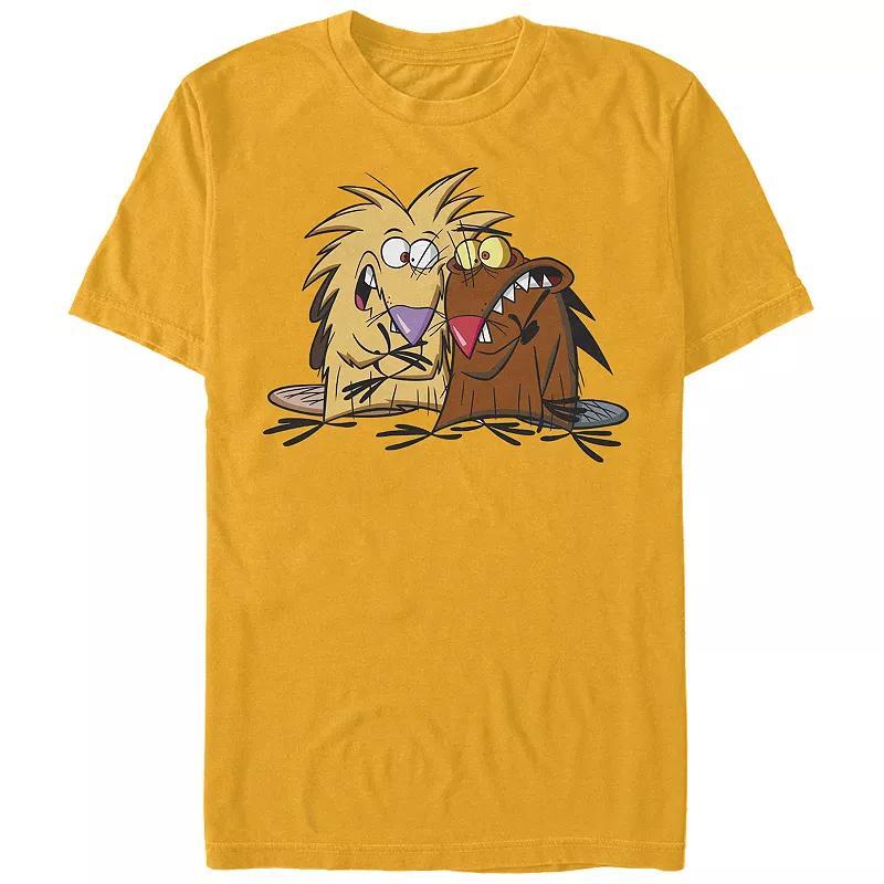 Mens Angry Beavers Crazy Eyes Portraits Graphic Tee Product Image