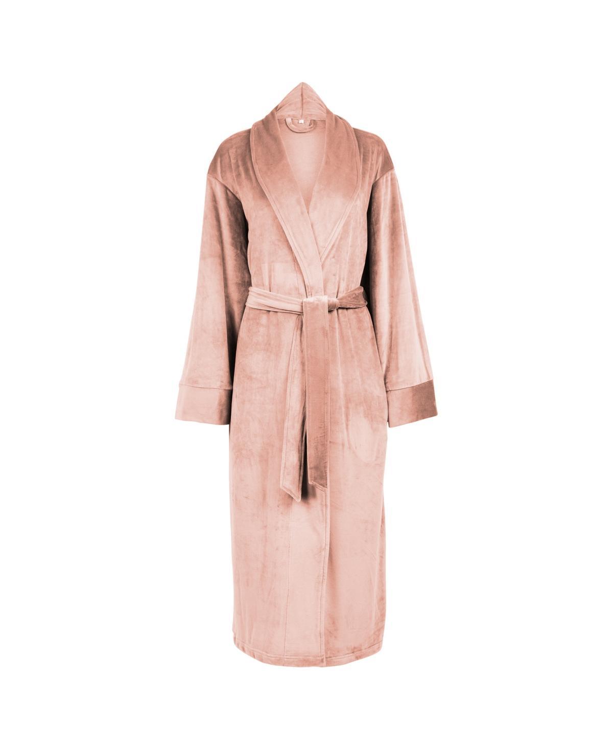 Pure Fiber Womens Velvety Soft Velour Bathrobe Product Image