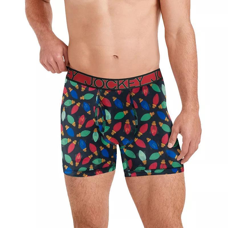 Mens Jockey Active Microfiber 3.5 Boxer Brief Product Image