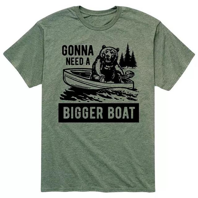 Mens Gonna Need A Bigger Boat Bear Tee Product Image