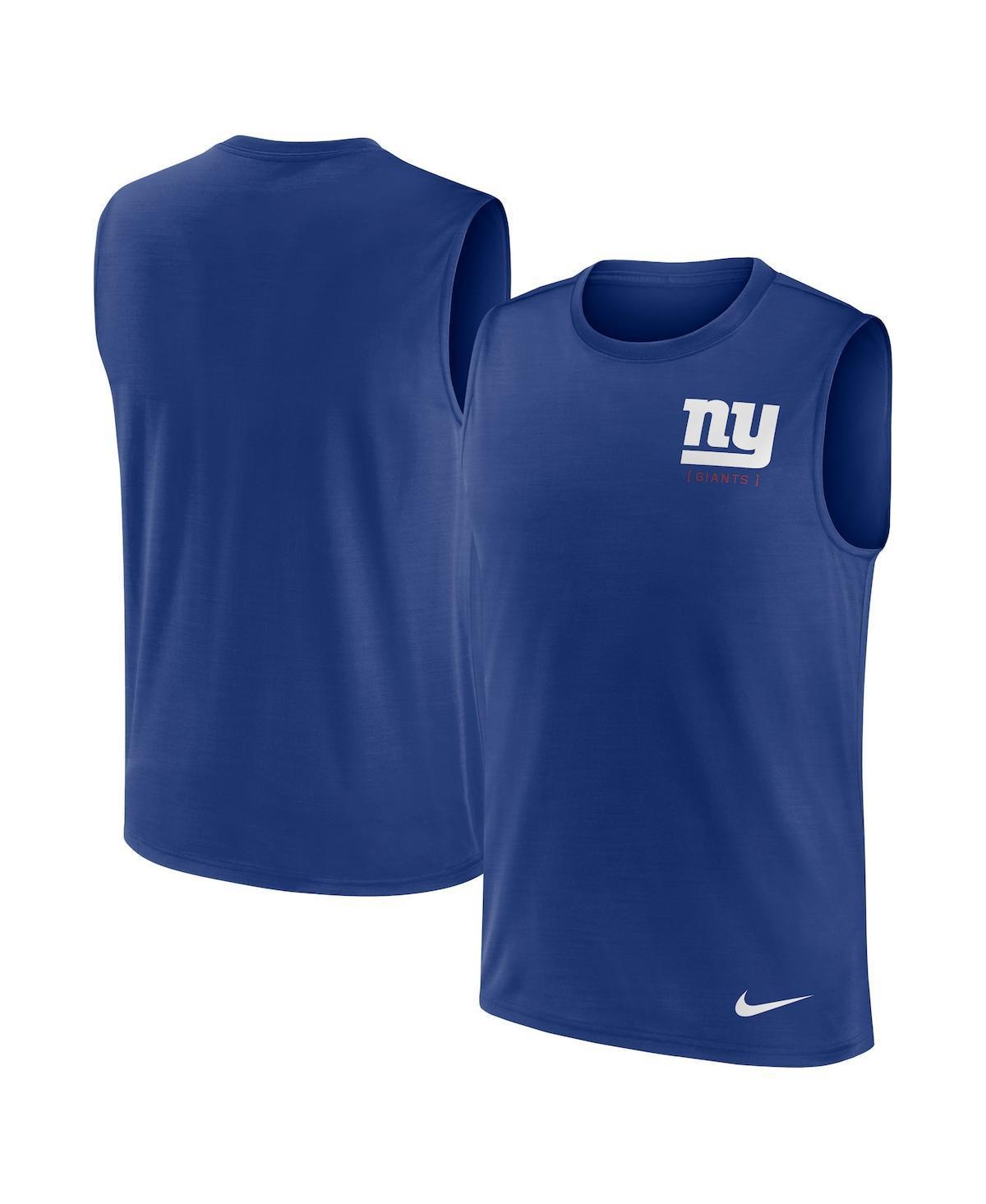 Nike Mens Royal New York Giants Muscle Tank Top Product Image