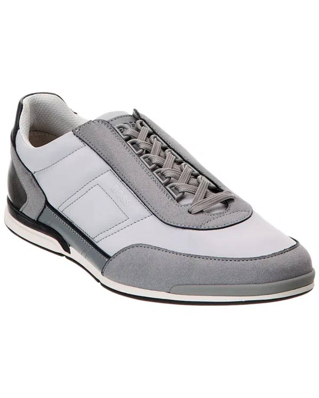 HUGO BOSS Saturn Sneaker In Grey Product Image