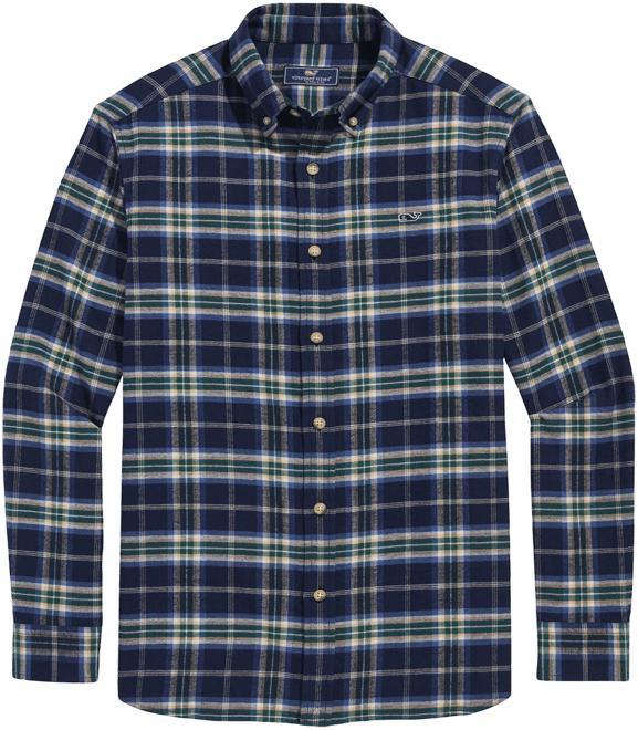 Vineyard Flannel Plaid Shirt Product Image