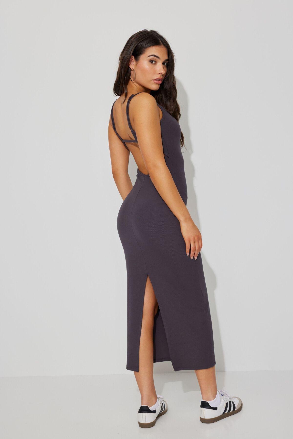 Natalie Low Back Midi Dress Product Image