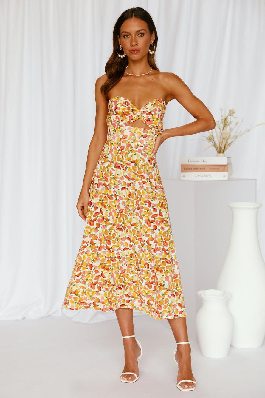 High Note Midi Dress Floral Product Image