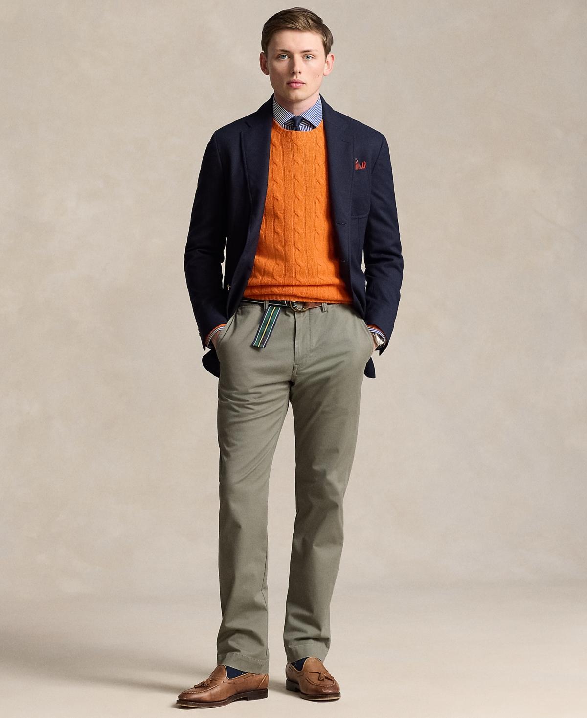 Polo Ralph Lauren Straight Fit Flat Front Stretch Twill Chino Pants Product Image