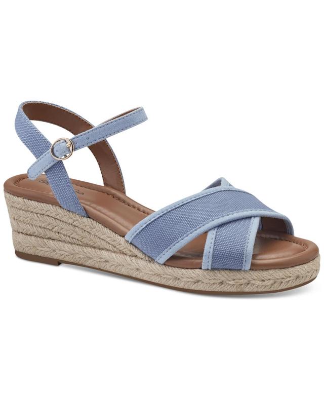 Style & Co Womens Leahh Strappy Espadrille Wedge Sandals, Created for Macys Product Image