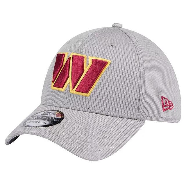 Mens New Era Gray Washington Commanders Active 39THIRTY Flex Hat Product Image