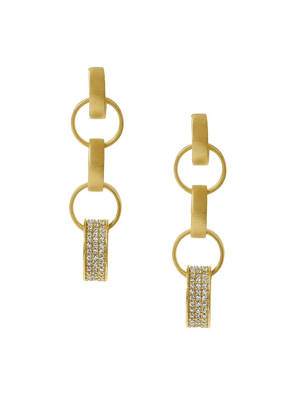 Dean Davidson Petit Link Pav Statement Drop Earrings Product Image