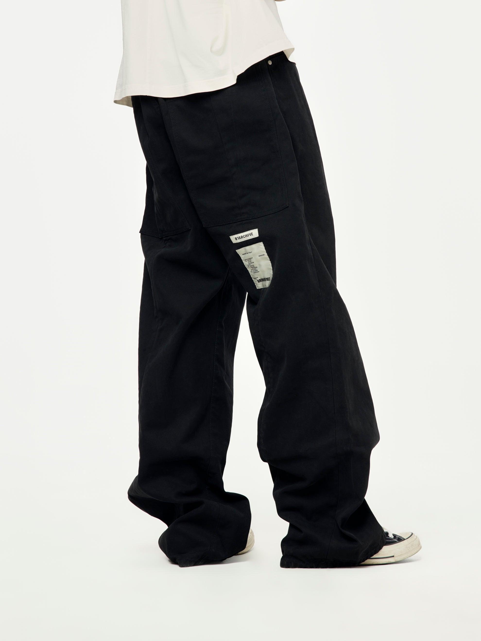 CANVAS WIDE LEG 5 PKT (Black) Product Image