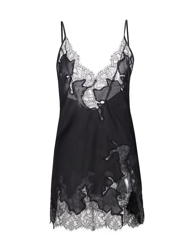 Womens Giselle Lace Slip Minidress Product Image