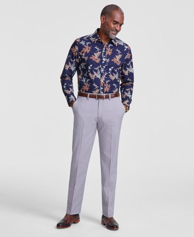 Club Room Mens Mini-Check Plaid Pants, Created for Macys Product Image