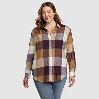 Women's Fremont Snap-Front Flannel Tunic Product Image