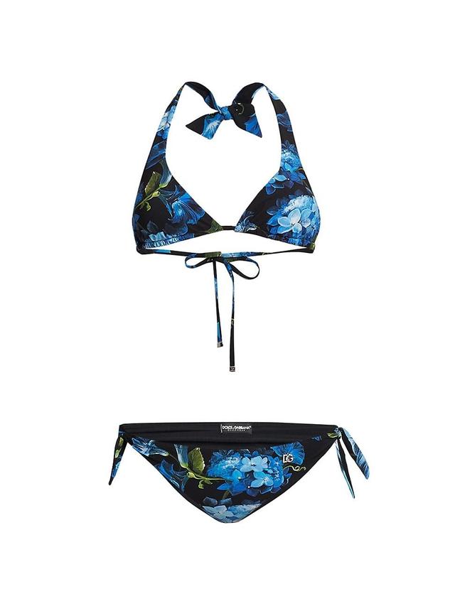 Womens Floral Halter Bikini Product Image